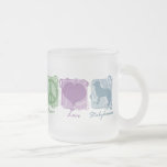 Pastel Peace, Love, and Stabyhouns Mug