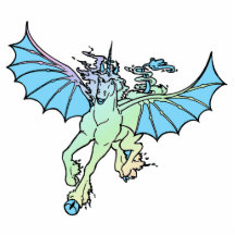 pastel pegasus unicorn acrylic cut outs