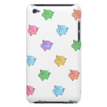 Pastel Pig Pattern Barely There iPod Cover