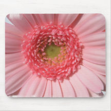 Pastel Pink Daisy Mouse Pads
