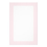 Pastel Pink Stripes. Stationery Paper