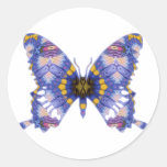 Pastel Prayers Butterfly Round Stickers