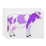 Pastel Purple Cow invitations