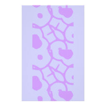 Pastel Purple Personalized Stationery