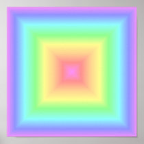 Pastel Rainbow Geometric