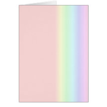 Pastel Rainbow Greeting Card