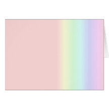Pastel Rainbow Greeting Card