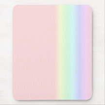 Pastel Rainbow Mouse Pad