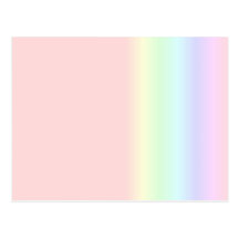 Pastel Rainbow Post Cards