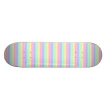 Pastel Regenbogen Individuelles Skateboard