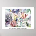 Pastel Roses No. 1 - Caroline Tigeress posters