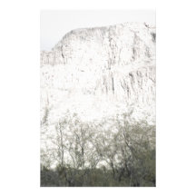 Pastel Sketch of Hill in Tucson Stationery Paper