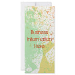 Pastel Splatter 2012 Calendar Bookmark Rack Cards rack cards