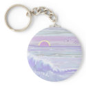 Pastel Sunset Keychain