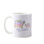 Pastel Turtles Big Sister mugs