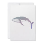 pastel whale design invitations