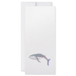 pastel whale design custom rack card