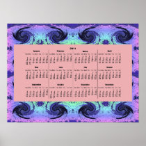 Pastels Swirls 2011 calendar