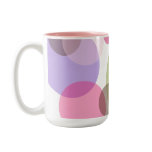 Pastle Bubbles Mug - pinks & purples