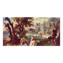 Pastorale By Quillard Pierre-Antoine Custom Photo Card