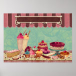Pastry Cupcake Patisserie Bakery Shop Sign