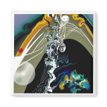 Patch Acid - Abstract Refrigerator Magnet