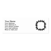 Patch clothes business cards