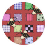 Patchwork and Bumble Bees stickers