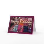 Patchwork birthday card