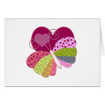 Patchwork Butterfly Heart cards