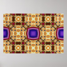 Patchwork Fractal Print