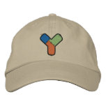 Patchwork Letter Y embroidered hats
