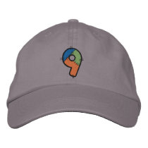 Patchwork Number 9 Embroidered Hats