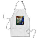 Patchwork of Glass aprons