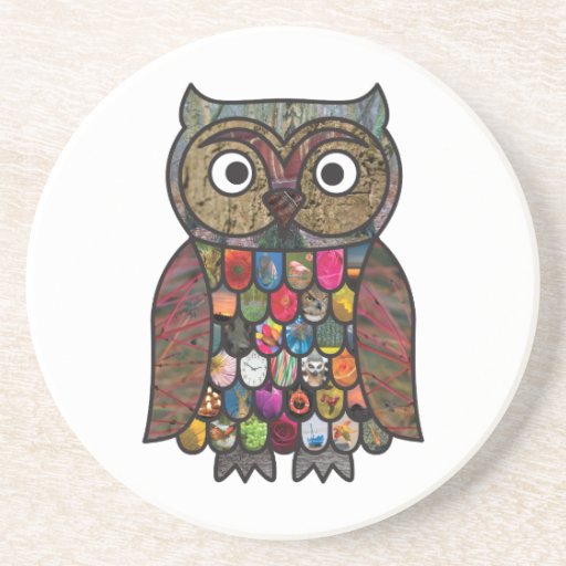 Patchwork Owl Coasters