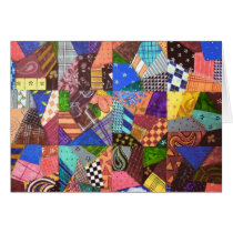 Patchwork Quilt Custom Greeting Cards