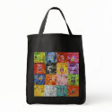 Patchwork Quilt Grocery Tote bags