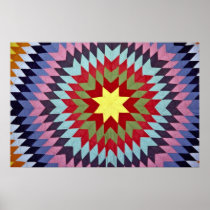 Patchwork quilt poster