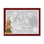 Patchwork Tree Template Postcards