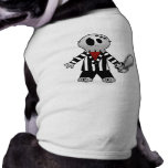 PATCHY CHAINSAW HALLOWEEN SKELETON pet clothing