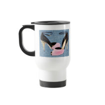 Patent Leather with Sculpted Metal Heel Coffee Mug