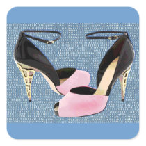 Patent Leather with Sculpted Metal Heel