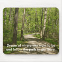 Path in the Woods Mousepad