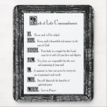 Path of Life Commandments Mousepads
