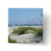 Path to the Sea-Ocracoke Island Pinback Button