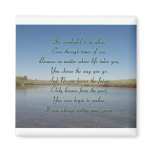 Path Worth Walking poem Background #3 magnets