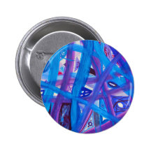 Paths in Blue Purple Abstract Pin