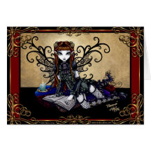 "Patience" Gothic Fairytale Card