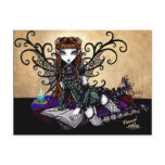"Patience" Gothic Victorian Fairy Art Postcard