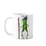 Patience, Grasshopper Mug Standing with Staff